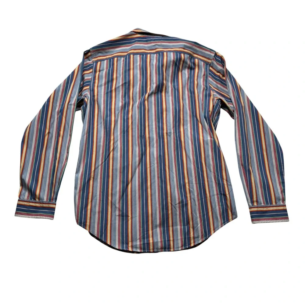 Polo Ralph Lauren Mens Striped Button Down Shirt Large‎ Multi Color #1137